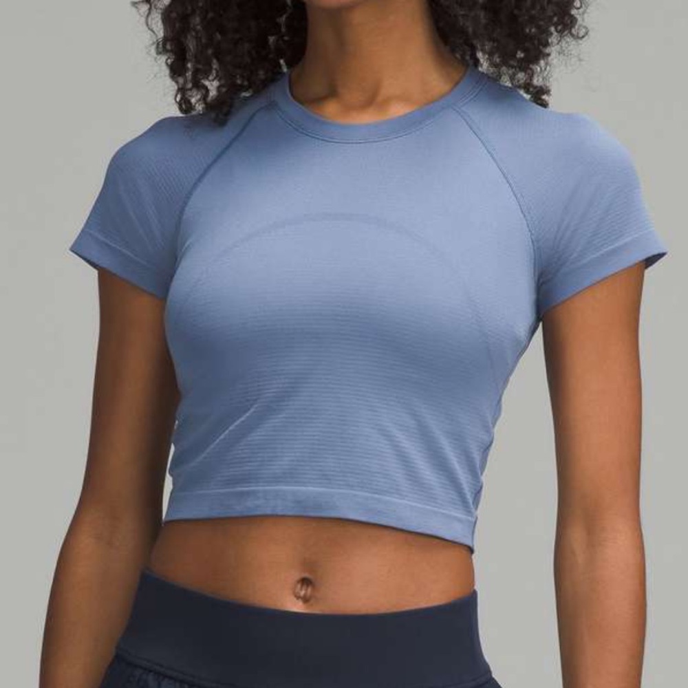 Lululemon Swiftly Tech Cropped Short Sleeve 2.0